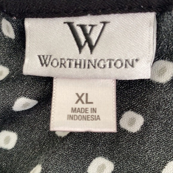 Worthington button down blouse Size XL. - Picture 6 of 7